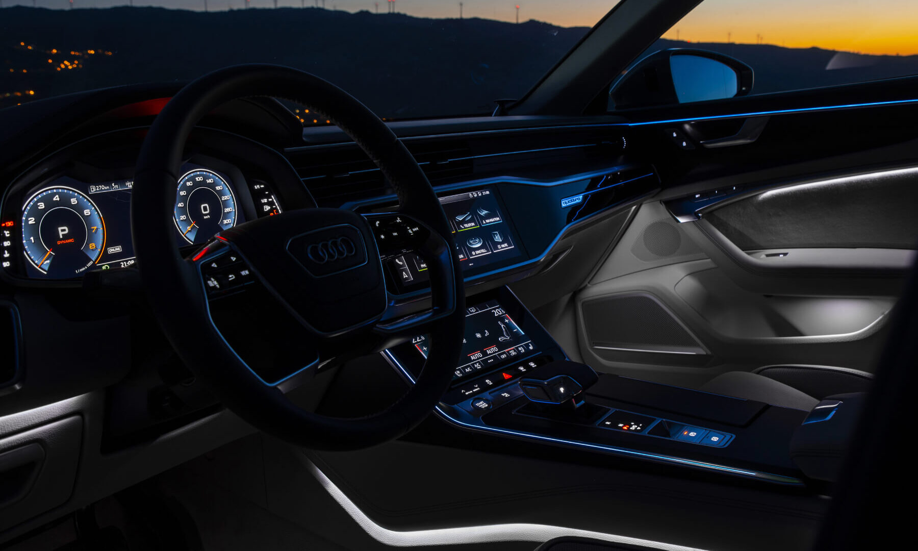 Audi A6 wnętrze