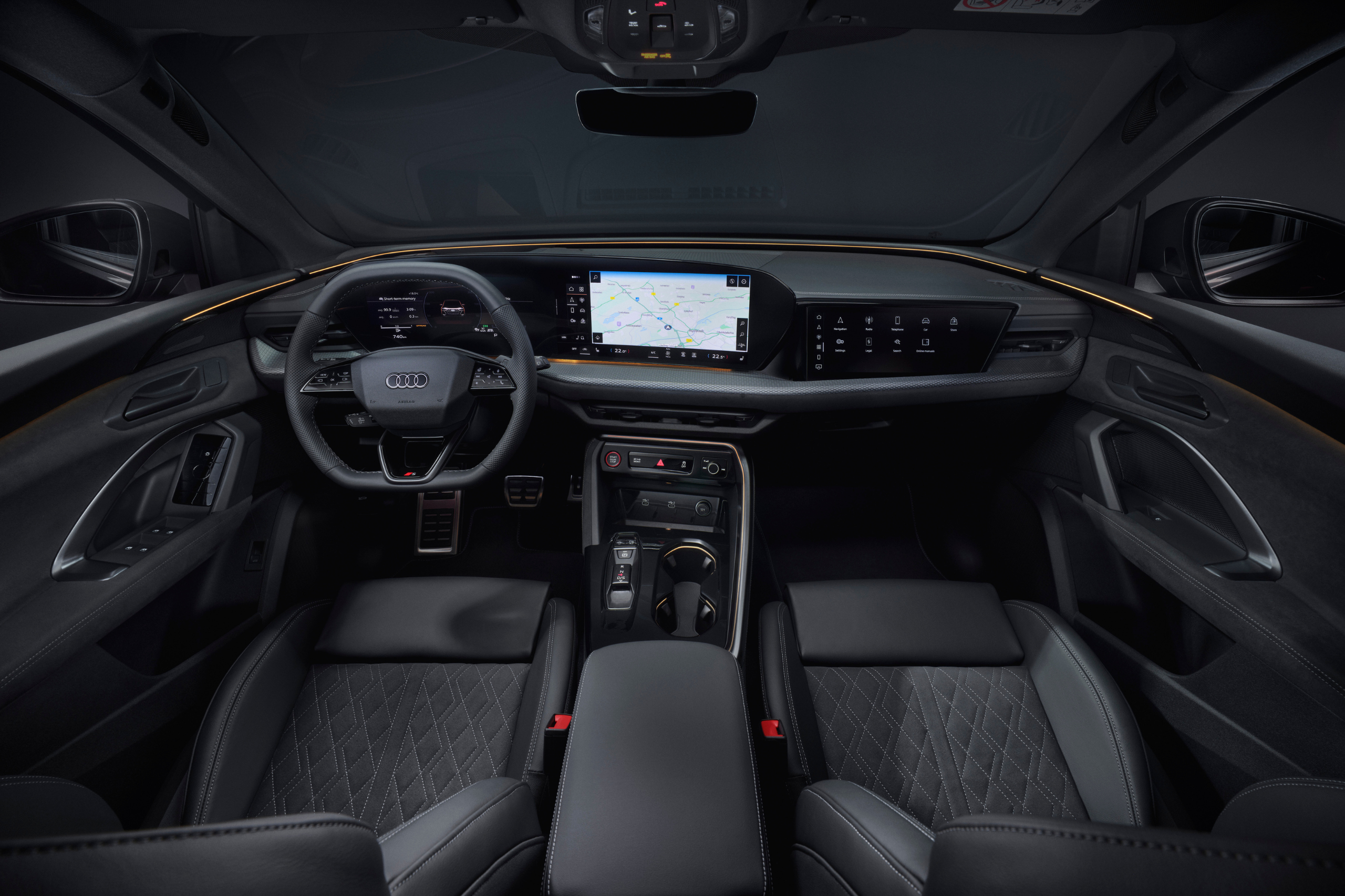 Środek Audi Q5 to skuteczne połączenie klasy i praktyczności